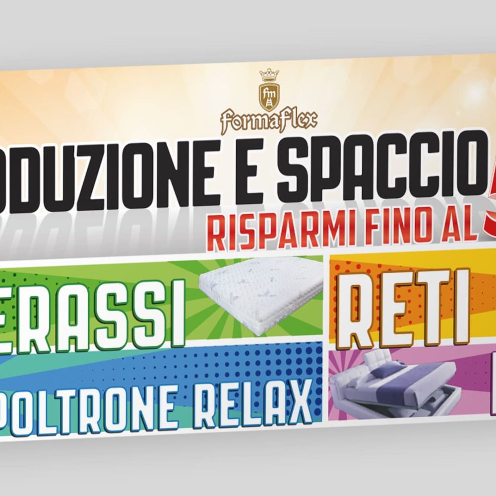 Striscione pvc microforato 12 metri Formaflex